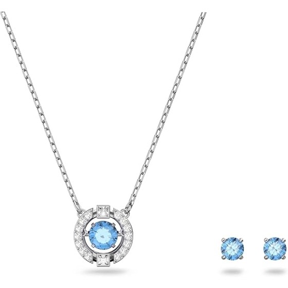 Sparking Dance Crystal Necklace and Earring Set Jewelry Collection